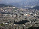 Ecuador Quito 03-04 TeleferiQo View Of La Mariscal Here is a view of the La Mariscal, the tourist area north of Old Quito, from the TeleferiQo.